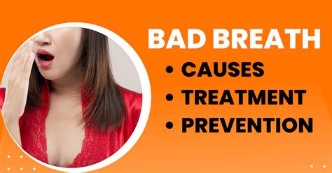 bad breath causes treatment and prevention