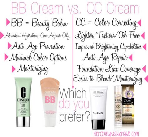 Bb Cream Vs Cc Cream Moisturizing Foundation How To Grow Eyebrows Oily