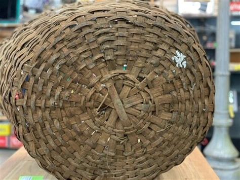 Vintage Cotton Picking Basket Gathering Basket Primitives