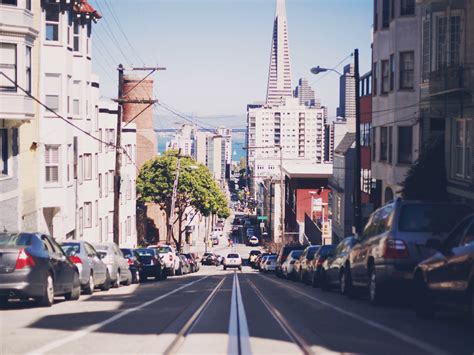 Streets And Town In San Francisco California Image Free Stock Photo