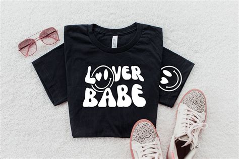 Lover Babe Smiley Face Svg Retro Boho Graphic By Svgbycalligrapher