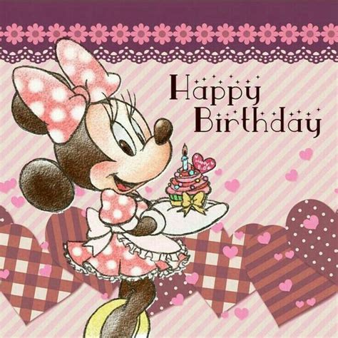 Minnie Mouse Saying Happy Birthday