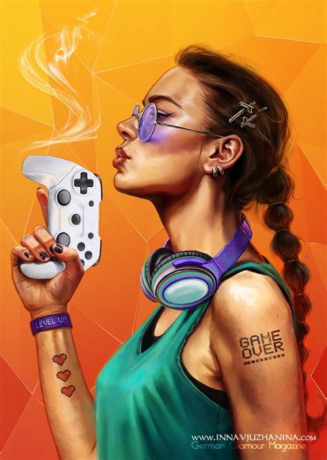 Gamer Girl By Inna Vjuzhanina On Deviantart