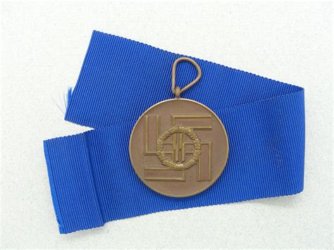 Ss 8 Year Long Service Medal Original German Militaria