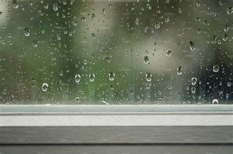 Rain Window Rainy Day Winter High Quality Business Images