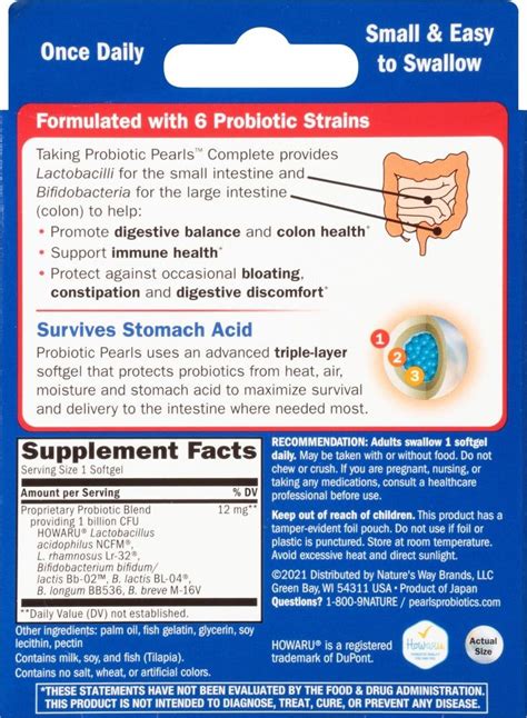 Probiotic Pearls® Complete Digestive Health Softgels 30 Count In 2022