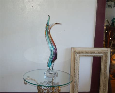 Barry Entner Freeform Hot Sculpted Art Glass Sculpture W Etsy