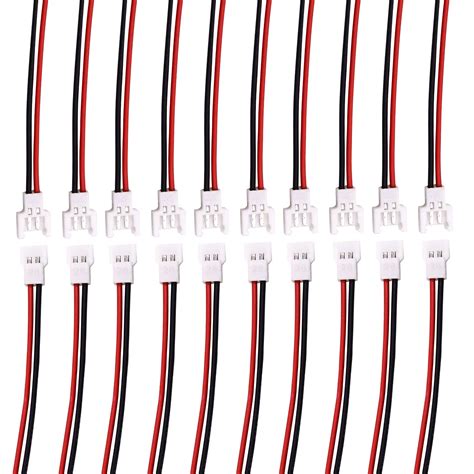 Buy Yngia 10 Pairs Jst 2 Pin Micro Electrical Wire Cable 125mm Male
