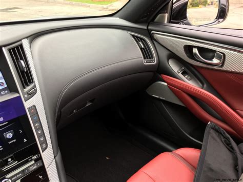 It's rwd, silver paint and red interior. 2017 INFINITI Q60 Red Sport 400 - Interior Photos 5