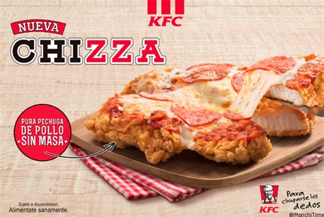 It comes with a lustrous serving of cheese, sweetcorn and mushrooms, a simple trifecta that works to bring out the flavors of. KFC lanza CHIZZA, el producto más innovador en ...