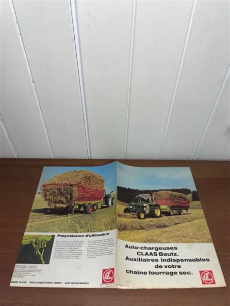 BROCHURE PROSPEKT PROSPECTUS GAMME REMORQUE AUTOCHARGEUSE CLAAS BAUTZ