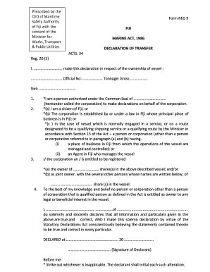 Statutory Declaration Sample Fill And Sign Printable Template Online