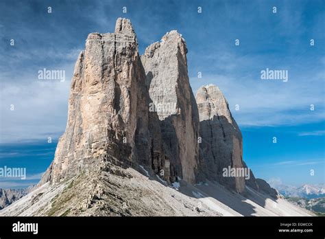 Three Peaks Northern Walls Sexten Dolomites South Tyrol Auronzo Di