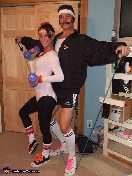 80s Exercise Couple Costume Diy Costumes Under 65