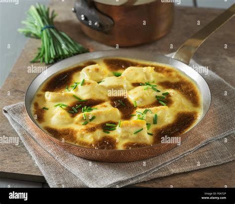 Omelette Arnold Bennett With Smoked Haddock Stock Photo Alamy