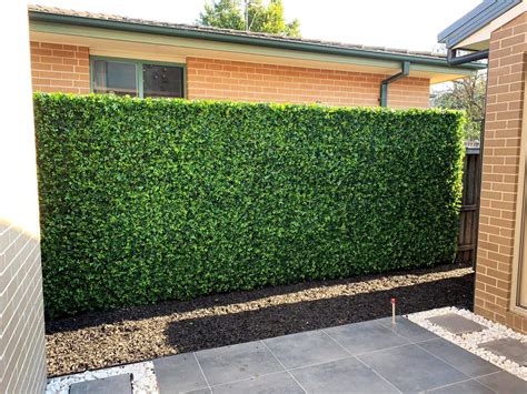 Mixed Ivy Artificial Hedge Fence Panels Fake Vertical Garden 1m X 1m