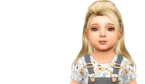 Anto System Toddler Version By Fabienne Toddler Hair Sims 4
