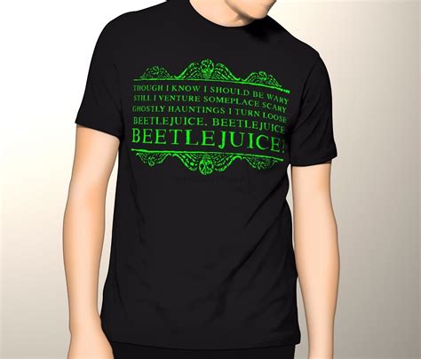 Beetlejuice Shirt Beetlejuice X3 Horror Movie Cult Premium Graphic T
