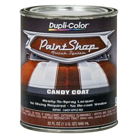 Dupli Color® Bsp303 Paint Shop™ 1 Qt Candy Apple Red Spray On