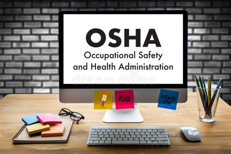 Equipo Del Negocio Del Osha De La Occupational Safety And Health