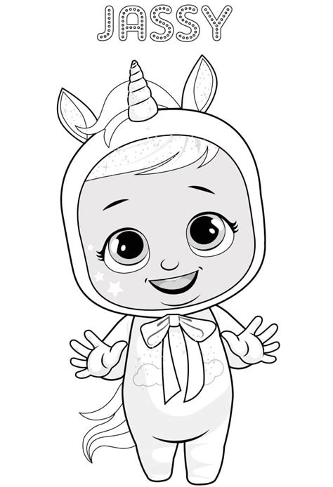 Jassy Cry Babie Coloring Page Free Printable Coloring Pages For Kids