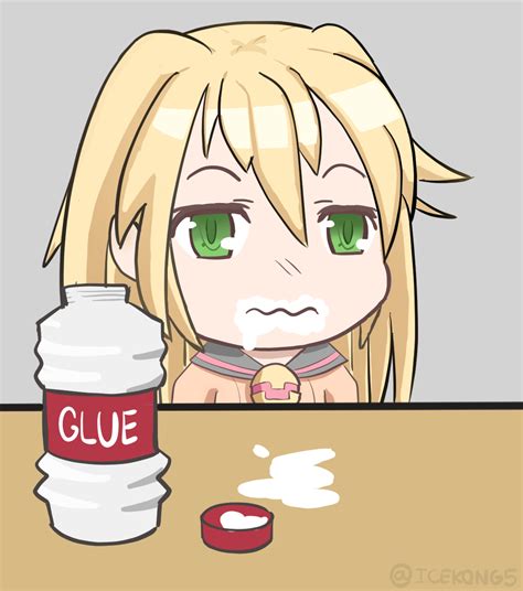 Sora Eating Glue Rorangejuice