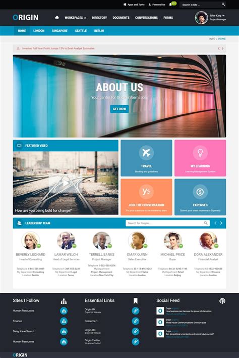 New Best Sharepoint Intranet Site Designs For Adult All IDesign Ideas