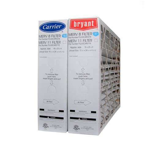 Carrier Filcccar0016 Furnace Filter Size 16 X 25 X 4 516 Merv 8