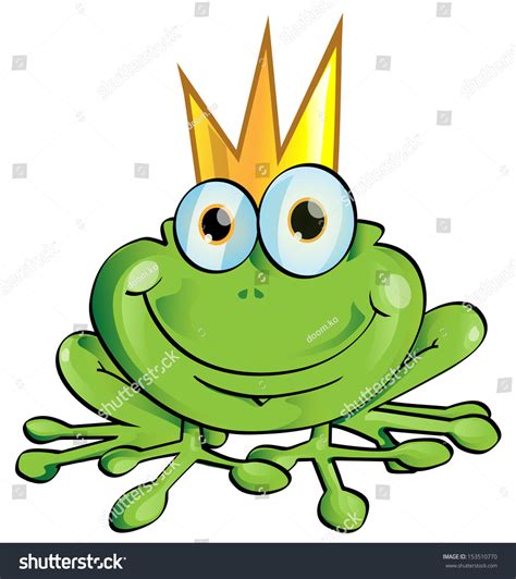Frog Prince Stock Vector Illustration 153510770 Shutterstock
