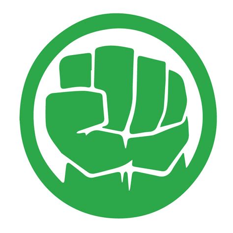 Hulk Logo Sticker