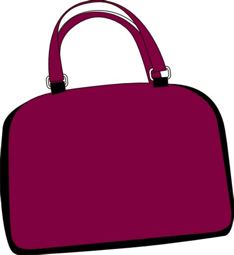 Purple Bag Clip Art At Vector Clip Art Online