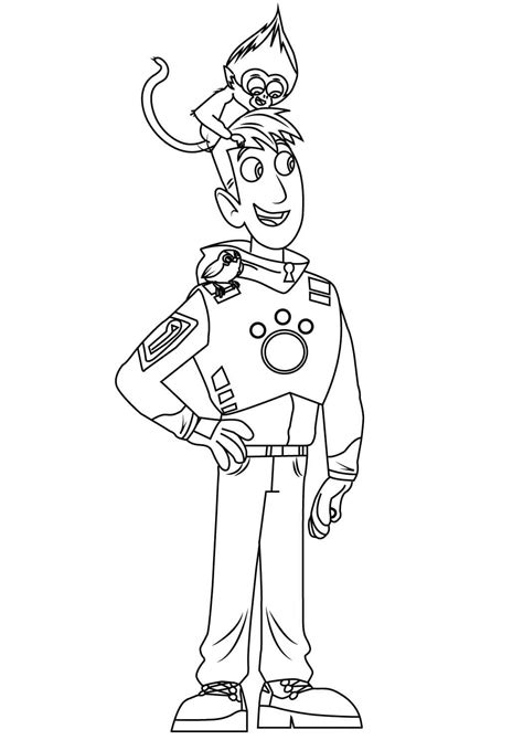 Wild Kratts 2 Coloring Page Download Print Or Color Online For Free