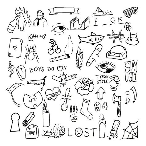 Pin By Joshua Strunz On Trashy Tattoos In 2021 Doodle Tattoo Mini