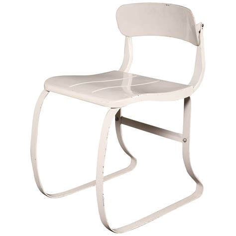 Health Chair Vintage Industrial Ironrite Metal Mid-Century Modern For