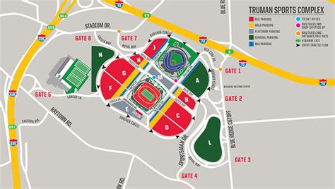 35 Arrowhead Stadium Parking Map Maps Database Source