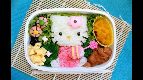 キティちゃん弁当 Hello Kitty Bento Youtube