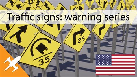 3d Model Traffic Signs Usa Warning Series Vr Ar Low