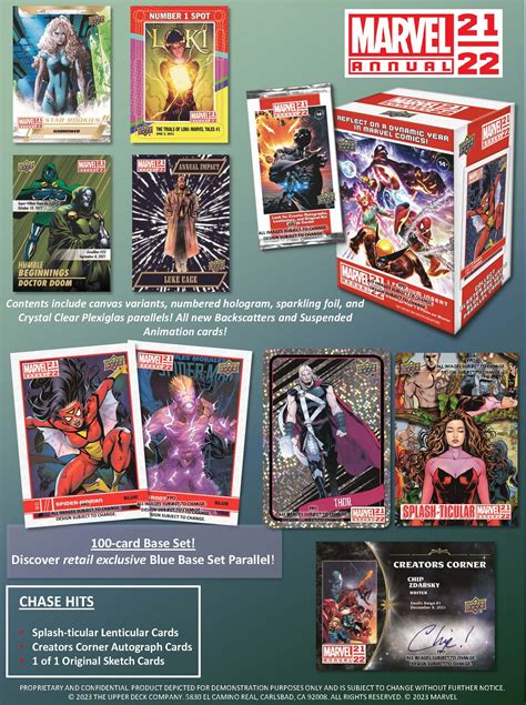 2021 2022 Marvel Annual Trading Cards Retail
