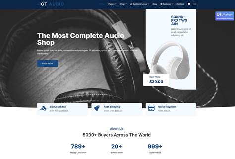 Gt Audio Joomla Template Website And App Templates ~ Creative Market