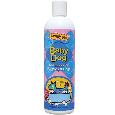 If your dog has skin problems, you'll likely need a therapeutic shampoo that will address his condition. CRAZYDOGBABYSHAMP12OZ