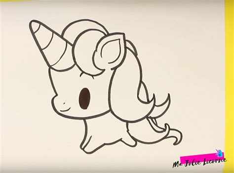 ▷ 1001 + idées faciles pour faire un dessin kawaii mignon pour débutant. Dessin kawaii licorne (Dessin de licorne facile) | Ma ...