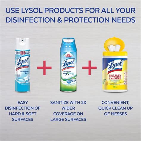 Maybe you would like to learn more about one of these? Lysol Disinfectant Spray, Crisp Linen, 12.5 oz (2 Pack ...