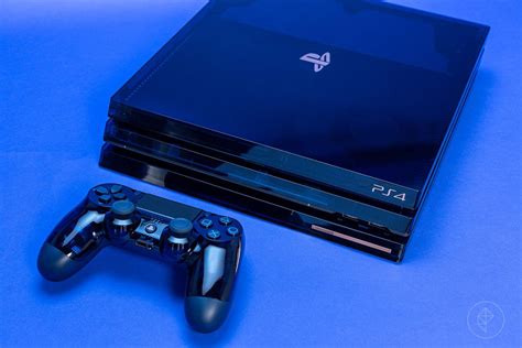 See Sonys Stunning Translucent Blue Ps4 Pro Up Close Vn