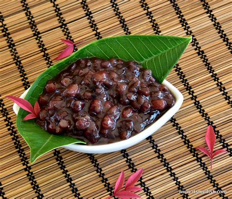Sweetened Red Bean 蜜紅豆 Its My Dish