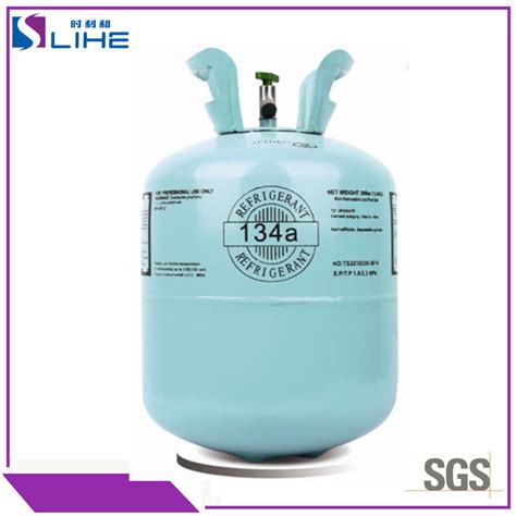 100 Pure Refrigerant 134a Aircon Gas R134a 136kg Cylinder China