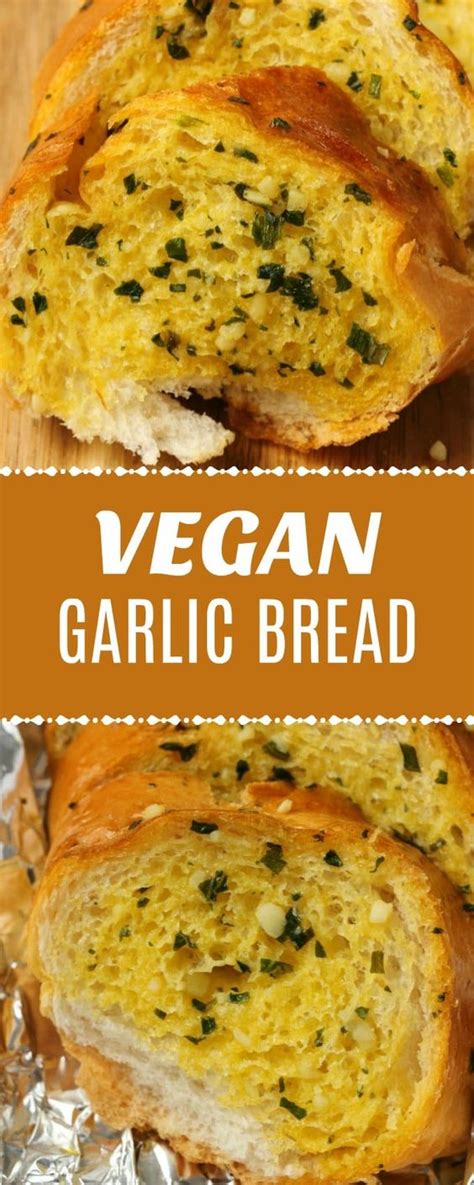 This version is healthier, but extremely tasty. VEGAN GARLIC BREAD - Best Ever