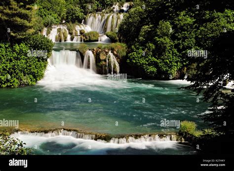 Cascades And Forest In Krka National Park Croatia Stock Photo Alamy