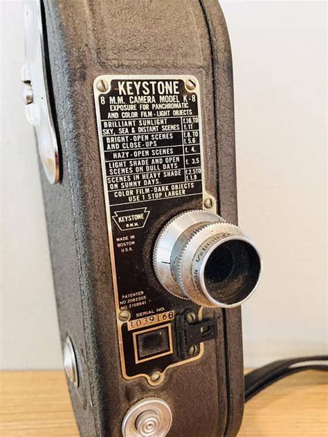 Vintage Keystone Mm Video Camera Model K Etsy Mm Video Camera