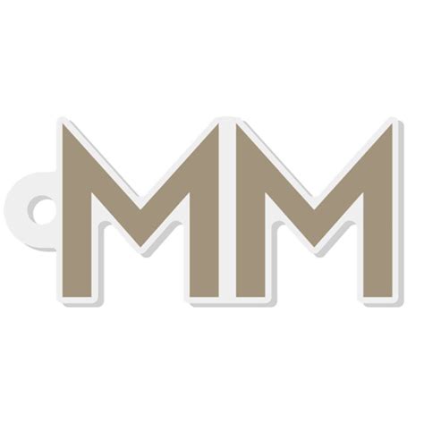 Mm Logo Keychain In 2021 Logo Design Inspiration Creative Unique