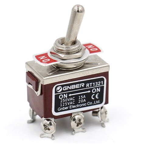 Products 2 Pole Toggle Switch Heavy Duty Dpdt On Off On 6 Screw